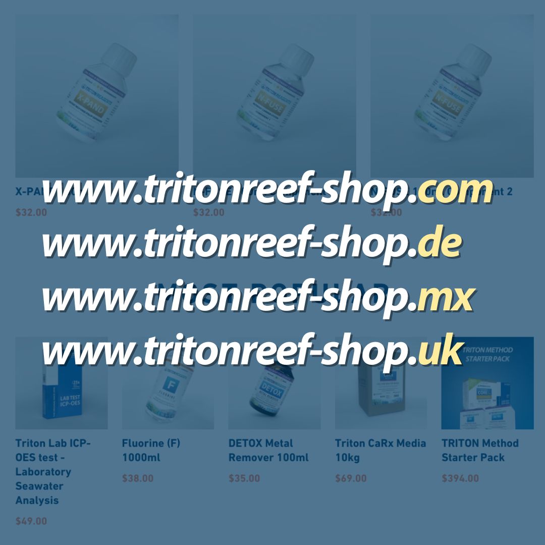 Exklusive Shops von TRITON Applied Reef Bioscience